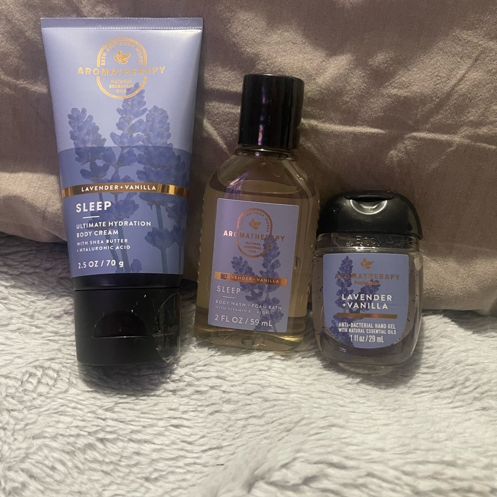Therapy Purple and Black Moisturizer and Body Oil Set